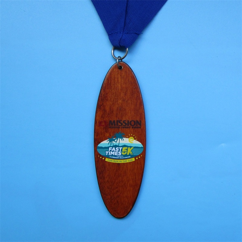 Auszeichnung Medaillen mit Band Blank Gold Silber Bronze Radfahren Running Marathon Segelmetallsportmedaille