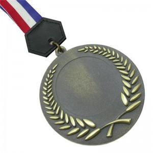 Sportmedaille Custom Pure Color Solid Metall Medal Plattierung Gold Silber Kupfermedaille