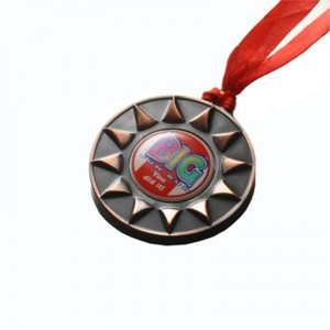 Challenge -Medaille Custom Soccer Football Volleyball Running Metal Medaille Sports Rotary Medal