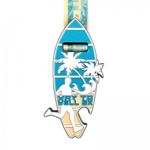 Gedenkmedaillen für Sporttagstagsmedaillen Sportmedaillen und -bänder zum Laufen