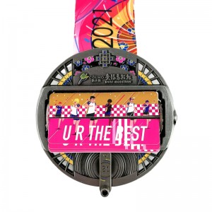 Antike Medaillen Rebin Design Custom Emaille Medal Medal Plate PVD