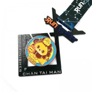 Knebel Großhandel Custom Logo Design Metalllegierung Running Marathon Sports Honor Medal