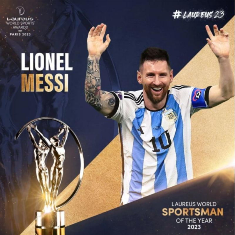 Lionel Messi gewinnt einen weiteren Lawrence Award